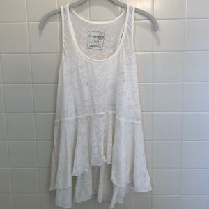 FREE PEOPLE White tank!! SUPER SOFT & FLATTERING